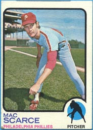 1973 Topps Baseball Cards      006       Mac Scarce RC